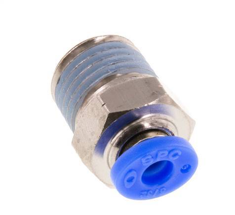Racor de 5/32'' x 1/4'' NPT con rosca macho Latón/PBT NBR [5 piezas]