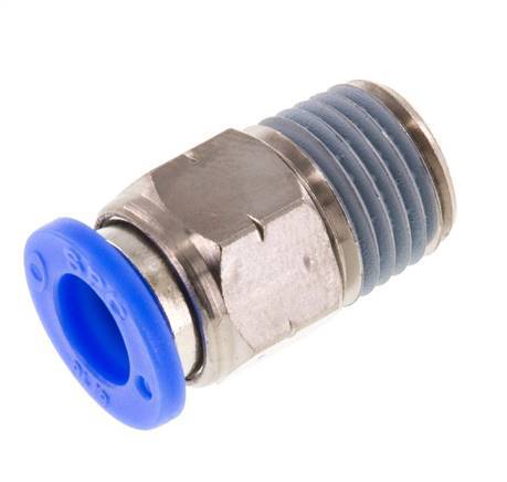 Racor de 5/16'' x 1/4'' NPT con rosca macho Latón/PBT NBR [5 piezas]
