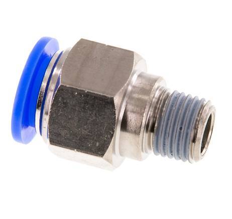 Racor de 1/2'' x 1/4'' NPT con rosca macho Latón/PBT NBR [2 piezas]