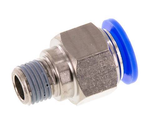 Racor de 1/2'' x 1/4'' NPT con rosca macho Latón/PBT NBR [2 piezas]