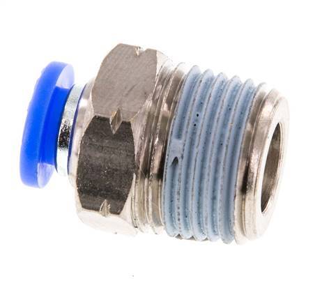 Racor 1/4'' x 3/8'' NPT con rosca macho Latón/PBT NBR [2 piezas]