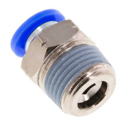 Racor de 5/16'' x 3/8'' NPT con rosca macho Latón/PBT NBR [5 piezas]