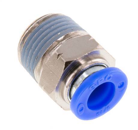 Racor de 5/16'' x 3/8'' NPT con rosca macho Latón/PBT NBR [5 piezas]