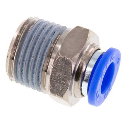 Racor de 3/8'' x 1/2'' NPT con rosca macho Latón/PBT NBR [2 piezas]