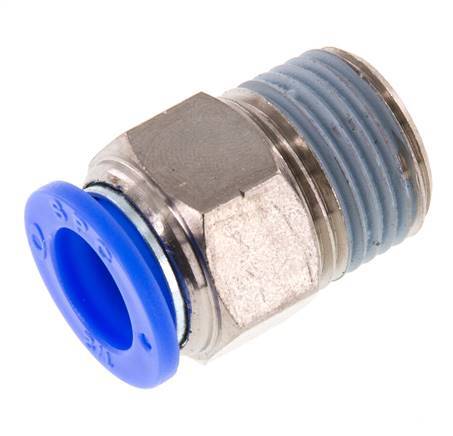 Racor de 1/2'' x 1/2'' NPT con rosca macho Latón/PBT NBR [2 piezas]