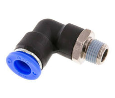 Codo de 90 grados 5/16'' x 1/8'' NPT con rosca macho Latón/PBT NBR giratorio [2 piezas]