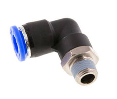 Codo de 90 grados 5/16'' x 1/8'' NPT con rosca macho Latón/PBT NBR giratorio [2 piezas]