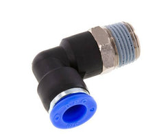 Racor de 3/8'' x 3/8'' NPT 90deg con rosca macho Latón/PBT NBR giratorio [2 piezas]