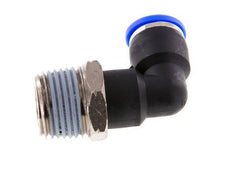 Racor de 3/8'' x 1/2'' NPT 90deg con rosca macho Latón/PBT NBR Giratorio [2 Piezas]