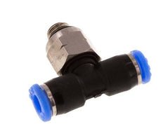 1/8'' x UNF 10-32 Racor en T en línea Latón/PBT NBR Giratorio [2 Piezas]