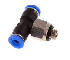 1/8'' x UNF 10-32 Racor en T en línea Latón/PBT NBR Giratorio [2 Piezas]
