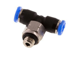 1/8'' x UNF 10-32 Racor en T en línea Latón/PBT NBR Giratorio [2 Piezas]