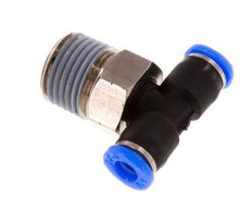 Racor en T de 1/8'' x 1/8'' NPT con rosca macho Latón/PBT NBR giratorio [2 piezas]