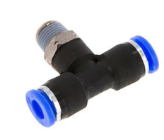 1/4'' x 1/8'' NPT Racor en T con rosca macho Latón/PBT NBR giratorio [2 piezas]