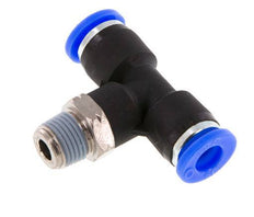 1/4'' x 1/8'' NPT Racor en T con rosca macho Latón/PBT NBR giratorio [2 piezas]