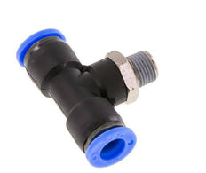 Racor en T de 5/16'' x 1/8'' NPT con rosca macho latón/PBT NBR giratorio [2 piezas]