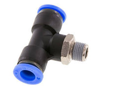 Racor en T de 5/16'' x 1/8'' NPT con rosca macho latón/PBT NBR giratorio [2 piezas]