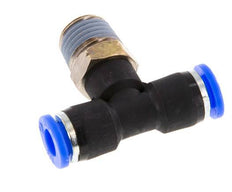 1/4'' x 1/4'' NPT Racor en T con rosca macho Latón/PBT NBR giratorio [2 piezas]