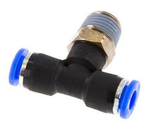 1/4'' x 1/4'' NPT Racor en T con rosca macho Latón/PBT NBR giratorio [2 piezas]