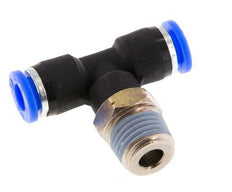 1/4'' x 1/4'' NPT Racor en T con rosca macho Latón/PBT NBR giratorio [2 piezas]