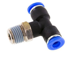 1/4'' x 1/4'' NPT Racor en T con rosca macho Latón/PBT NBR giratorio [2 piezas]