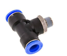 Racor en T de 1/2'' x 1/4'' NPT con rosca macho Latón/PBT NBR Giratorio