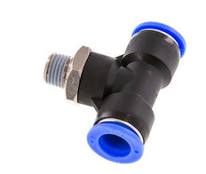 Racor en T de 1/2'' x 1/4'' NPT con rosca macho Latón/PBT NBR Giratorio