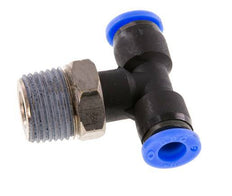 1/4'' x 3/8'' NPT Racor en T con rosca macho Latón/PBT NBR giratorio [2 piezas]
