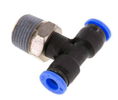 1/4'' x 3/8'' NPT Racor en T con rosca macho Latón/PBT NBR giratorio [2 piezas]