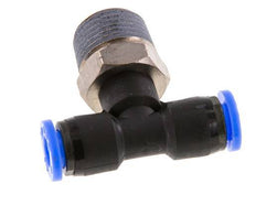 1/4'' x 3/8'' NPT Racor en T con rosca macho Latón/PBT NBR giratorio [2 piezas]
