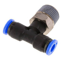 1/4'' x 3/8'' NPT Racor en T con rosca macho Latón/PBT NBR giratorio [2 piezas]