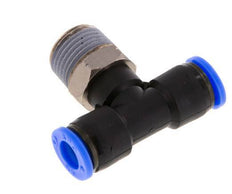 Racor en T de 5/16'' x 3/8'' NPT con rosca macho latón/PBT NBR giratorio [2 piezas]