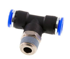 Racor en T de 3/8'' x 3/8'' NPT con rosca macho Latón/PBT NBR Giratorio
