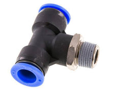 Racor en T de 1/2'' x 3/8'' NPT con rosca macho Latón/PBT NBR Giratorio