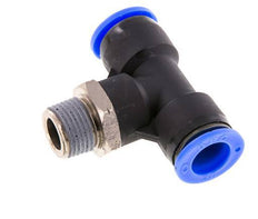 Racor en T de 1/2'' x 3/8'' NPT con rosca macho Latón/PBT NBR Giratorio