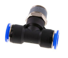 Racor en T de 1/2'' x 1/2'' NPT con rosca macho Latón/PBT NBR Giratorio