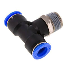 Racor en T de 1/2'' x 1/2'' NPT con rosca macho Latón/PBT NBR Giratorio