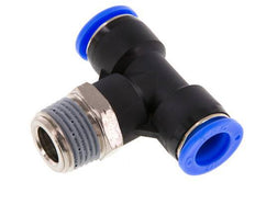 Racor en T de 1/2'' x 1/2'' NPT con rosca macho Latón/PBT NBR Giratorio