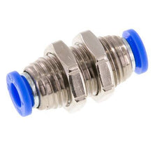 Racor de 1/4'' Latón/PBT NBR Bulkhead [2 piezas]
