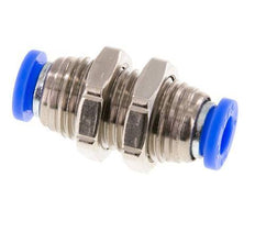 Racor de 1/4'' Latón/PBT NBR Bulkhead [2 piezas]