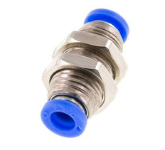 Racor de 1/4'' Latón/PBT NBR Bulkhead [2 piezas]