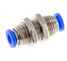 Racor de 1/4'' Latón/PBT NBR Bulkhead [2 piezas]