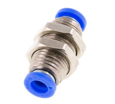 Racor de 1/4'' Latón/PBT NBR Bulkhead [2 piezas]