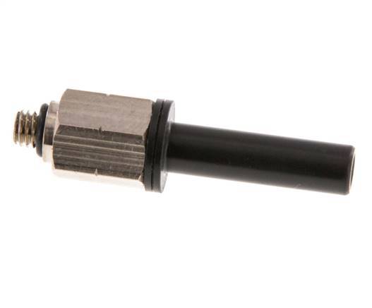 1/4'' x UNF 10-32 Racor enchufable Latón/PBT NBR [2 Piezas]