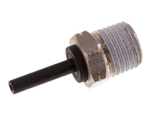 Racor de 5/32'' x 1/4'' NPT con rosca macho Latón/PBT NBR [2 piezas]