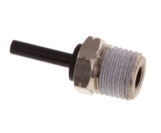 Racor de 5/32'' x 1/4'' NPT con rosca macho Latón/PBT NBR [2 piezas]