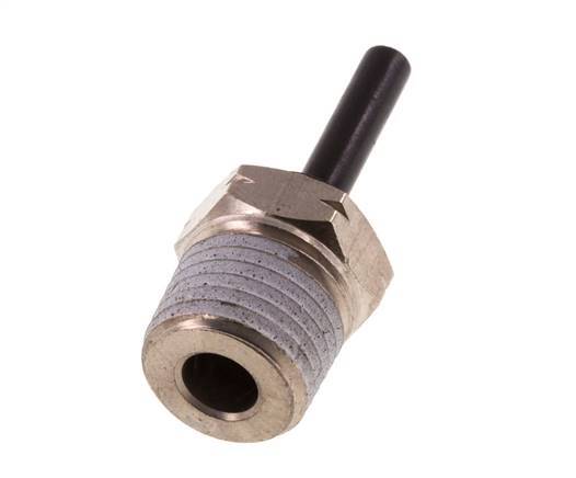 Racor de 5/32'' x 1/4'' NPT con rosca macho Latón/PBT NBR [2 piezas]