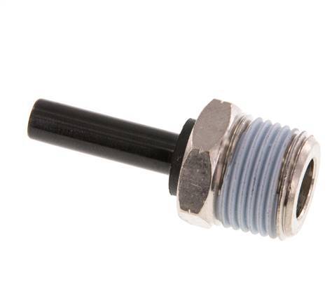 Racor de 1/4'' x 3/8'' NPT con rosca macho Latón/PBT NBR [2 piezas]