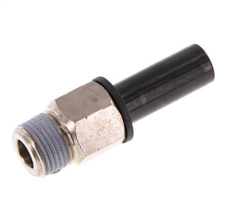 Racor de 3/8'' x 1/2'' NPT con rosca macho Latón/PBT NBR [2 piezas]