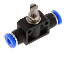 Silenciador de control de flujo Recto 3,97 mm (5/32 pulgadas) Latón/PBT